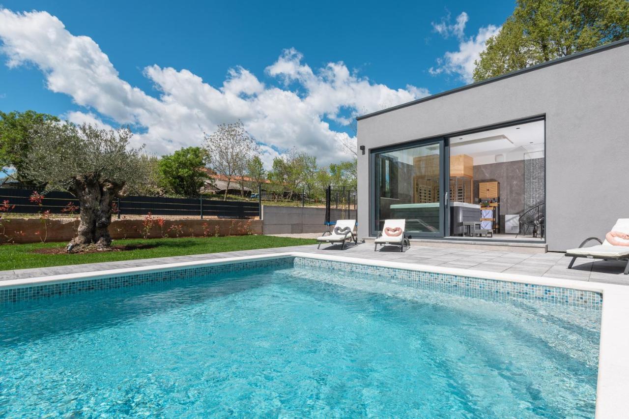 Green Luxury II With Heated Pool, Jacuzzi & Sauna Ruzici  Eksteriør billede